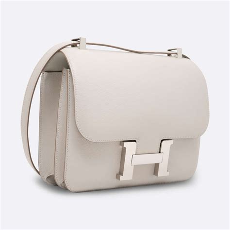 HERMES Evercolor Constance 24 Gris Perle 